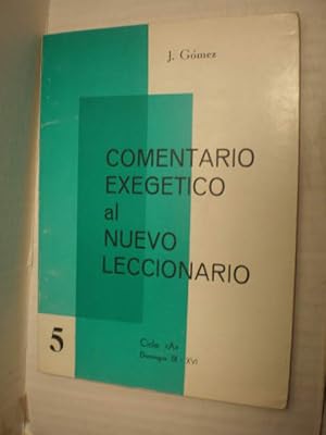 Imagen del vendedor de Comentario Exegtico al Nuevo Leccionario. Ciclo A. Domingos IX-XVI a la venta por Librera Antonio Azorn