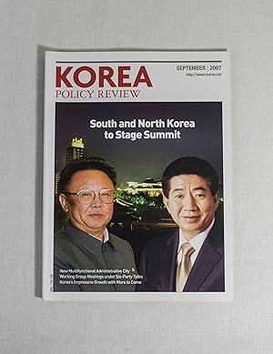 Bild des Verkufers fr Korea Policy Review (September 2007): South and North Korea to Stage Summit. zum Verkauf von Versandantiquariat Waffel-Schrder