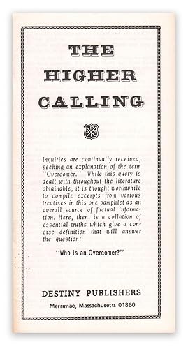 The Higher Calling