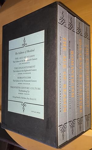 Image du vendeur pour The Cultures of Mankind: (4) Volumes; The Age of Reason-The Culture of the Seventeenth Century, The Enlightenment-The Culture of the Eighteenth Century, Romanticism-The Culture of the Nineteenth Century, Twentieth-Century Culture-The Breaking Up mis en vente par dC&A Books