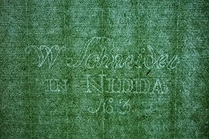 Bild des Verkufers fr Wasserzeichen Schriftzug W Schneider IN NIDDA No 3. zum Verkauf von Versandantiquariat Christine Laist
