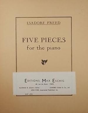 Seller image for Five Pieces for the piano for sale by Austin Sherlaw-Johnson, Secondhand Music