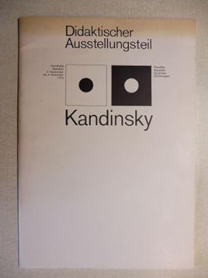 Didaktischer Ausstellungsteil (Wassily) Kandinsky - Gemälde Aquarelle Gouachen Zeichnungen *.