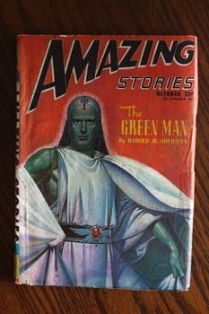 Immagine del venditore per AMAZING STORIES (Pulp Magazine). October 1946; -- Volume 20 #7 The Green Man by Harold M. Sherman; venduto da Comic World