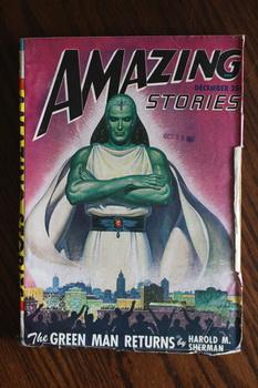 Seller image for AMAZING STORIES (Pulp Magazine). December 1947; -- Volume 21 #12 The Green Man Returns by Robert Gibson Jones; // Of Gods and Goats by Richard S. Shaver; for sale by Comic World
