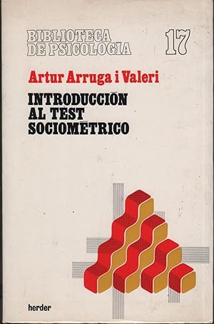 Imagen del vendedor de INTRODUCCIN AL TEST SOCIOMTRICO Biblioteca De Psicologia a la venta por Librera Hijazo