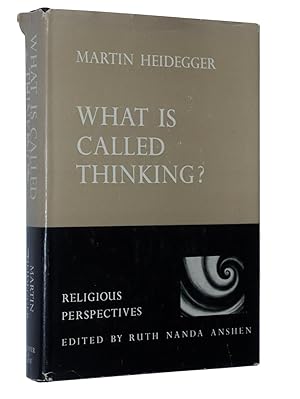 Seller image for What is Called Thinking? for sale by Bowman Books