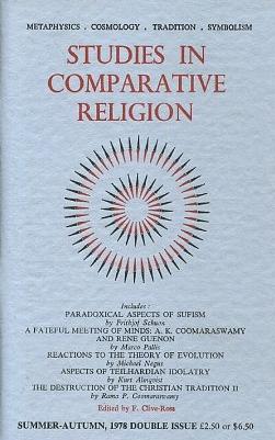 Seller image for STUDIES IN COMPARATIVE RELIGION, VOL 12, NUMBERS 3 & 4 for sale by By The Way Books