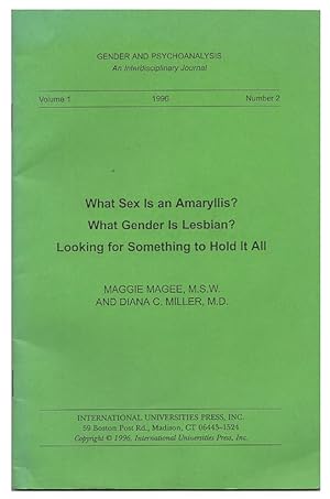 Seller image for Gender and Psychoanalysis: An Interdisciplinary Journal. Volume 1, Number 2 for sale by Arundel Books