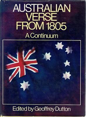 Australian Verse From 1805: A Continuum