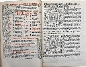 Image du vendeur pour Le grant kalendier et compost des bergiers, compos par le berger de la grant montaigne auquel sont adjoustez plusieurs nouvelles figures et tables, lesquelles sont bien utilles a toutes gens ainsi que vous pourrez veoir cy apres en ce present livre mis en vente par Hugues de Latude