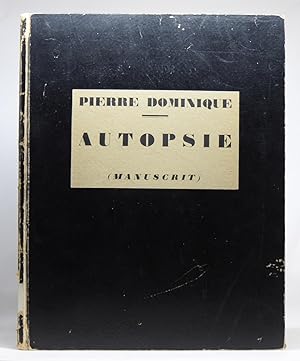 Image du vendeur pour AUTOPSIE (Manuscrit) mis en vente par Librairie de l'Univers