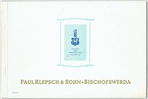 Paul Klepsch & Sohn - Firmenschrift