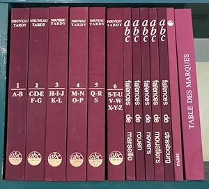 Imagen del vendedor de Le Nouveau Tardy : Poteries Gres Faiences. Tome 1 - 6. Faiences de Marseille. Faiences de Rouen. Faiences de Nevers. Faience de Moustiers. Faiences de Strasbourg. Poteries Faiences Paris. Poteries Faiences Marques. In thirteen volumes a la venta por Foster Books - Stephen Foster - ABA, ILAB, & PBFA