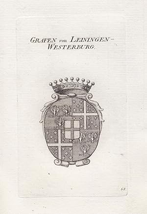 von Leiningen Ritter Wappen Rheinland-Pfalz Altleiningen Carlsberg Westerburg 