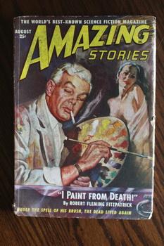 Bild des Verkufers fr AMAZING STORIES (Pulp Magazine). August 1949; -- Volume 23 #8 I Paint From Death by Robert Fleming Fitzpatrick; zum Verkauf von Comic World