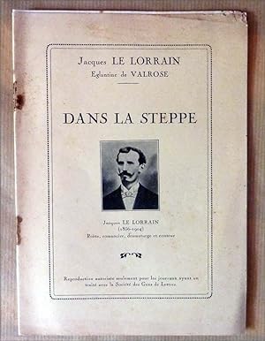 Seller image for Dans la Steppe. for sale by librairie sciardet