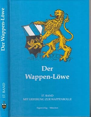 Bild des Verkufers fr Der Wappen - Lwe. 17.Band mit Lieferung zur Wappenrolle. Inhalt : Anmerkungen zu Wappenbeschreibung, Farben und Schraffuren. Vorwort. Aus dem Vereinsleben. Aufstze : Hufige Symbole in der Heraldik glischer Regionen (Burkert, Ralf ). Wappen und Flaggen der Gemeinden Liechtensteines ( Schmger, Marcus Dr.). 16. Lieferung zur Wappenrolle : Index dieses Bandes. Ersteintrge. Zweiteintrge. Gesamtindex. Depotstellen. Werbeanzeigen. zum Verkauf von Antiquariat Carl Wegner