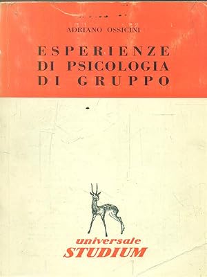 Immagine del venditore per Esperienze di psicologia di gruppo venduto da Librodifaccia