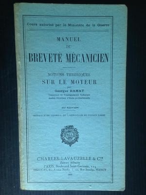 Manuel du Brevete Mécanicien notions theoriques sur le Moteur