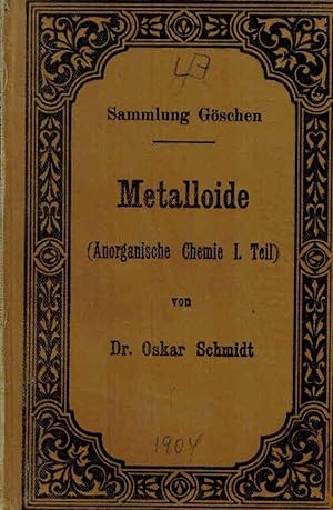 Metalloide (Anorganische Chemie I. Teil).
