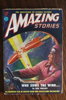 Image du vendeur pour AMAZING STORIES (Pulp Magazine). June 1951; -- Volume 25 #6 Who Sows the Wind by Rog Phillips; mis en vente par Comic World