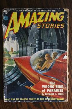 Bild des Verkufers fr AMAZING STORIES (Pulp Magazine). August 1951; -- Volume 25 #8 The Wrong Side of Paradise by Raymond F. Jones; zum Verkauf von Comic World