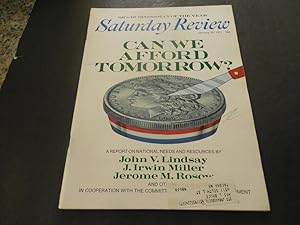 Saturday Review Jan 23 1971 Can We Afford Tomorrow Year Business