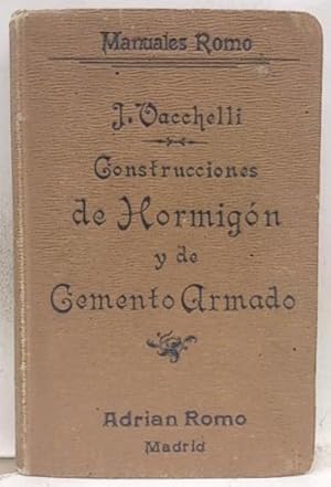 Manuales Romo. Construcciones De Hormigón Y De Cemento Armado