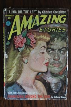 Seller image for AMAZING STORIES (Pulp Magazine). January 1953; -- Volume 27 #1 Frontiers Beyond the Sun by Mallory Storm; for sale by Comic World