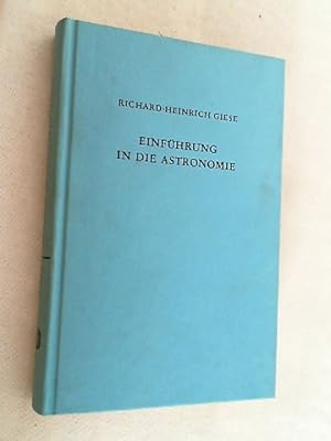 Einführung in die Astronomie.