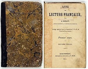 Livre de lecture française. Premier cours.