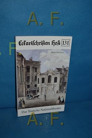 Bild des Verkufers fr Das Teutsche Nationaltheater (Eckartschriften Heft 131) zum Verkauf von Antiquarische Fundgrube e.U.