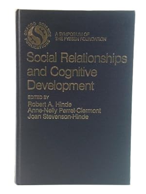 Bild des Verkufers fr Social Relationships and Cognitive Development zum Verkauf von PsychoBabel & Skoob Books