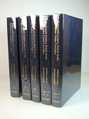 Bild des Verkufers fr Eighteenth-Century British Books: An Author Union Catalogue zum Verkauf von PsychoBabel & Skoob Books