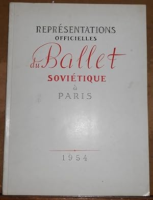 Représentations Officielles du Ballet Soviétique à Paris