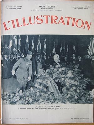 L'illustration N°4936 du 9 Octobre 1937. La légion américaine à Paris