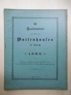 Lebensskizze des Professors Dr. Theodor Hug (1830-1889). Briefe von Johann Kaspar Orelli (1787-18...