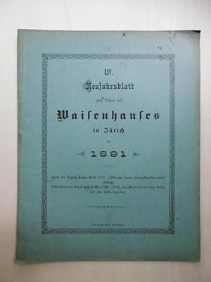 Briefe von Johann Kaspar Orelli (1787-1849) aus seinem zwanzigsten Lebensjahre (Schluß). Lebenssk...