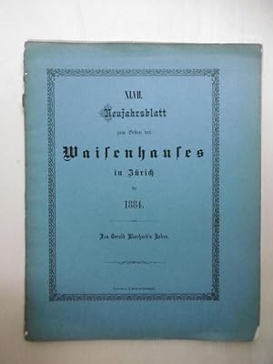 Aus Gerold Eberhard's Leben. [Neujahrsblatt auf das Jahr 1884. Zum Besten des Waisenhauses in Zür...