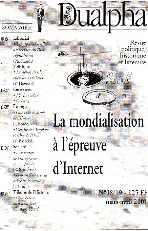 Revue politique historique et litteraire -dualpha n° 18-19 / la mondialisation à l'épreuve d'inte...
