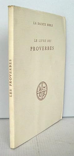 Le Livre des Proverbes