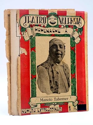 TEATRO VALENSIÁ 72. HOMENACHE A MANOLO TABERNER. N.º EXTRAORDINARI (Alberto Martín) 1926