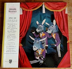 Seller image for Opus 109 Au Th��tre des 3 Baudets. Le Sang neuf du Rire et de la Chanson 1959. ( Disque 33 tours num�rot� ). for sale by Librairie Victor Sevilla