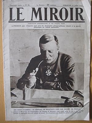 Le Miroir N°86 du 18 Juillet 1915. Général Gal Maud,Huy