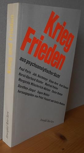 Seller image for Krieg und Frieden aus psychoanalytischer Sicht. for sale by Versandantiquariat Gebraucht und Selten