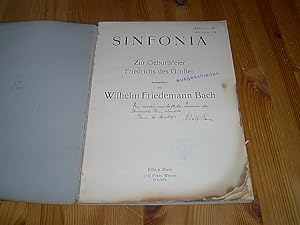 Sinfonia - zur Geburtsfeier Friedrich des Großen.