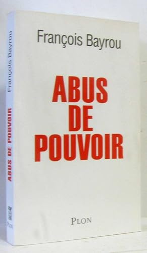 Image du vendeur pour Abus de pouvoir mis en vente par crealivres