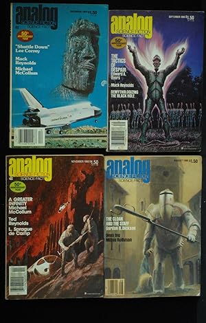 Analog Science Fiction And Science Fact Four 1980 Editions