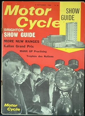 Motor Cycle 9 September 1965 Show Guide